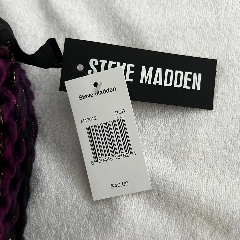 Steve Madden Purple/Pink Cowl Scarf
